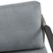 Armen Living Aileen Outdoor Patio 4-Piece Lounge Set in Aluminum and Wicker with Gray Cushions 840254333239 - alternate 5